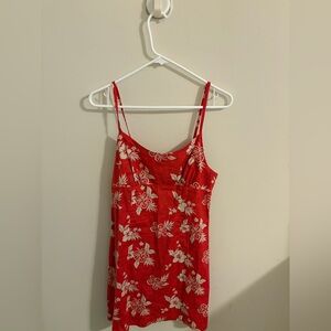 Wild Fable Red Floral Slip Dress